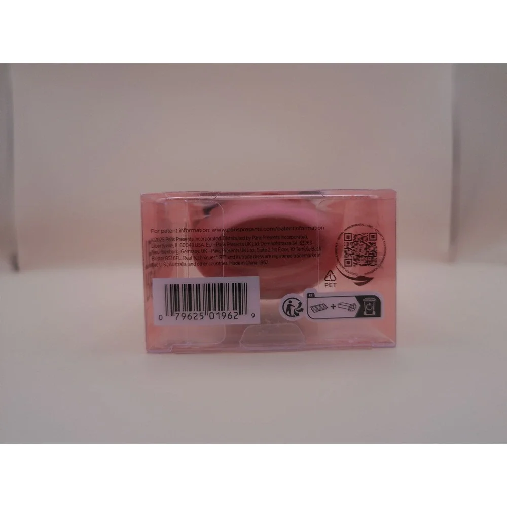 Real Techniques 235 Angled Kabuki Face & Body Blender Brush Pink NIB